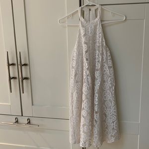 Lilly Pulitzer white lace racer back dress